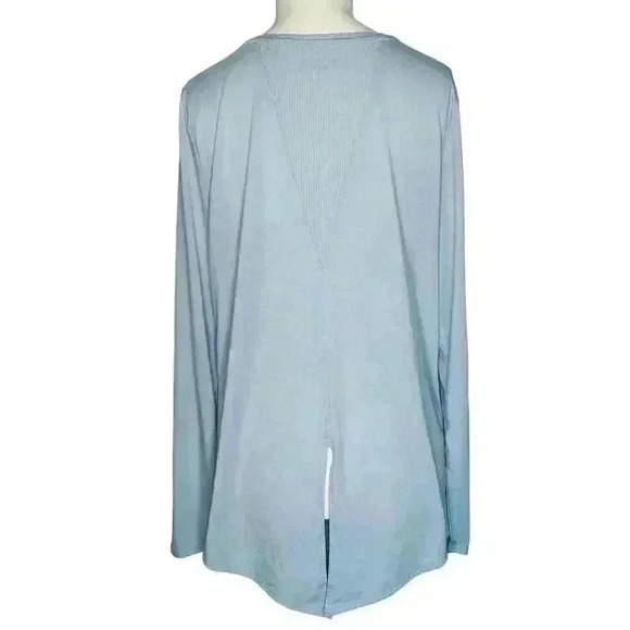 Athleta Blue Essence Semi Fit Long Sleeve Top Women’s Small - Picture 5 of 8